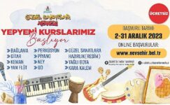 Nevşehir'de güzel sanatlar merkezi 2024 yılı 1 dönem kusları için kayıtlar başladı