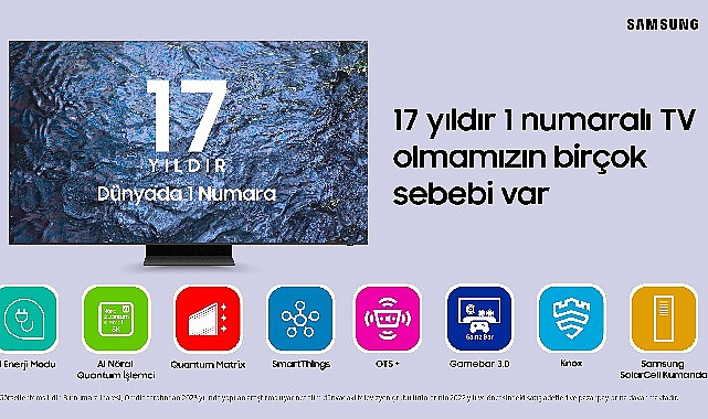 Samsung'un TV yolculuğu: Teknoloji, tasarım ve inovasyonun uyumuyla gelen 17 yıllık pazar liderliği