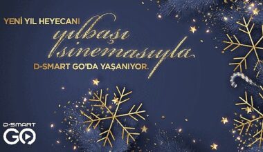 Yeni Yıl heyecanı Yılbaşı Sinemasıyla D-Smart Go'da yaşanıyor