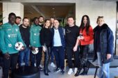 Avrupa ve Türk futbolunun ünlü ismi Nihat Kahveci  Kıbrıs'ta Miracle Değirmenlik Spor Kulübü'nü ziyaret etti