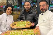 Masterchef şampiyonu Esra Tokelli, Katmerci Dayı'da katmer yaptı