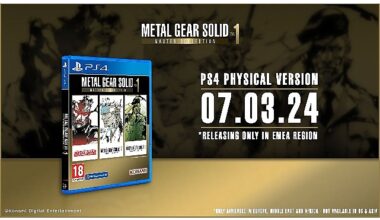 METAL GEAR SOLID: MASTER COLLECTION Vol.1, PlayStation®4 Fiziksel Sürümü, 7 Mart'ta Piyasaya Çıkıyor