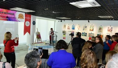 Sulu Boyanın Büyüsü" sergisi YKSM'de açıldı