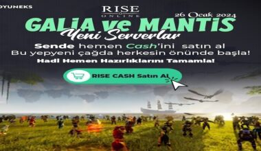 Yeni Bir Dönem Başlıyor: Galia ve Mantis Sunucuları Hizmete Girdi!