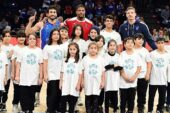 Anadolu Efes – EA7 Armani Milan Maçında One Team Programına Katılan Çocuklar Parkeye Çıktı