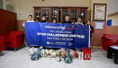 Antalya  Büyükşehir'den okullara spor malzemesi desteği
