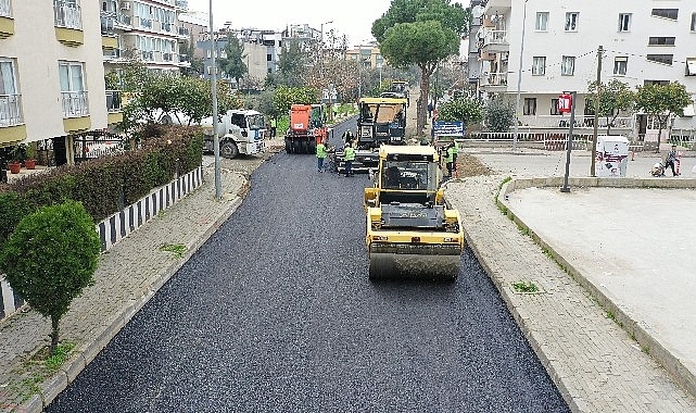 Aydın Büyükşehir Belediyesi'nden Efeler'e asfalt hamlesi