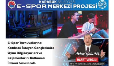 Başkan Vergili'den E-Spor Merkezi Projesi