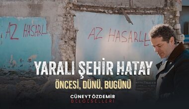 Cüneyt Özdemir'den “Yaralı Şehir Hatay" belgeseli