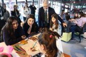 DOST Projesi'ne katılan çocuklar tasarımlara başladı