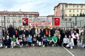 Eczacıbaşı Spor Kulübü'nden Kahramanmaraş Aziz Sancar Anadolu Lisesi'ne Voleybol Sahası