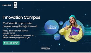 ''Innovation Campus'' Programı kapsamında genç kadınlara özel açılan yeni yapay zeka sınıfının başvuruları başladı