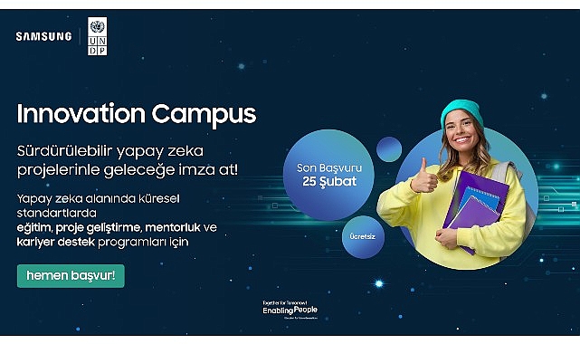 ''Innovation Campus'' Programı kapsamında genç kadınlara özel açılan yeni yapay zeka sınıfının başvuruları başladı