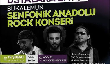 Kocaeli  Büyükşehir'den Anadolu Rock'un ustalarına saygı konseri