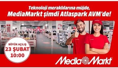 MediaMarkt Yeni Mağazasını Atlaspark AVM'de Açıyor