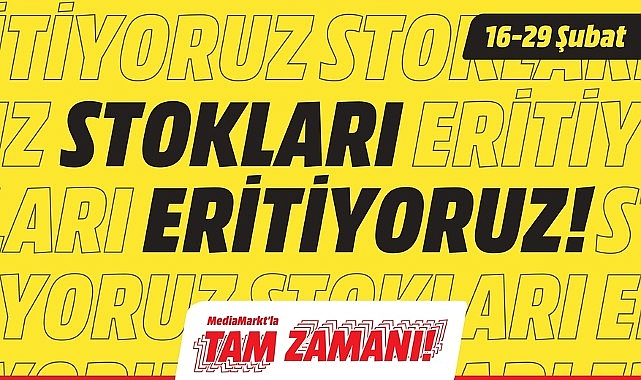 MediaMarkt'ta Stokları Eritiyoruz Kampanyası Başladı!