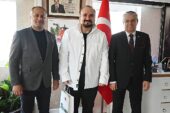 Opera sanatçısı Hakan Aysev'den Başkan Topaloğlu'na ziyaret
