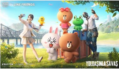 PUBG MOBILE'ın savaş alanına LINE FRIENDS'in eğlenceli dünyası geliyor