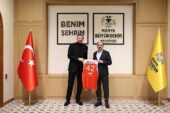 TBF Başkanı Hidayet Türkoğlu Başkan Altay'ı Ziyaret Etti