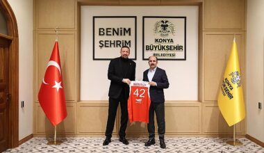 TBF Başkanı Hidayet Türkoğlu Başkan Altay'ı Ziyaret Etti