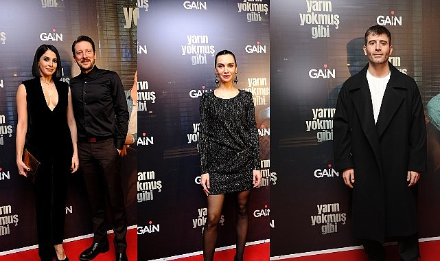 Tûba Büyüküstün ve Halit Ergenç'i buluşturan “Yarın Yokmuş Gibi" dizisine muhteşem gala