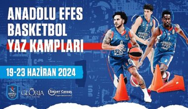 Anadolu Efes Spor Kulübü Basketbol Yaz Kampı 2024'ün Kayıtları Başladı