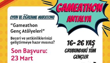 Hub Antalya Oyun ve Öğrenme Maratonu ile açılıyor