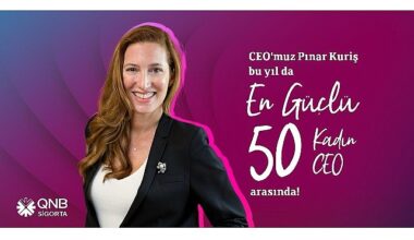 QNB Sigorta Genel Müdürü Pınar Kuriş, 6. Kez “En Güçlü 50 Kadın CEO" Listesinde