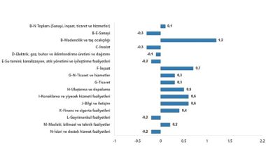 TÜİK: Ücretli çalışan sayısı yıllık %2,8 arttı