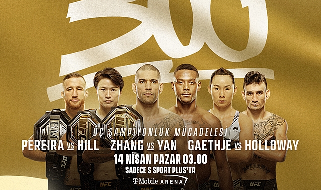 Bu Kartın Dövüşçüleri Tarih Yazacak! UFC 300 Canlı Yayınla Sadece S Sport Plus'ta