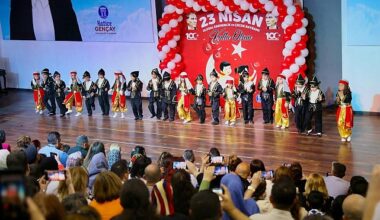 Didim Belediyesi Deniz Yıldızları Kreş ve Gündüz Bakımevi öğrencileri, 23 Nisan Ulusal Egemenlik ve Çocuk Bayramı'nı büyük bir coşku ile kutladı