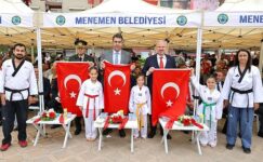 19 Mayıs Atatürk’ü Anma, Gençlik ve Spor Bayramı, Menemen’de tören ve etkinliklerle kutlandı