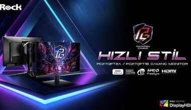 ASRock Yeni 180Hz Yenileme Hızına Sahip Monitörlerini Duyurdu!