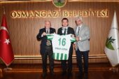 Bursaspor yönetiminden Başkan Aydın’a ziyaret