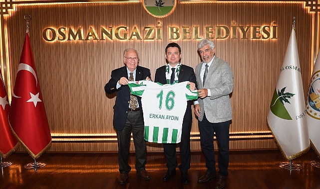 Bursaspor yönetiminden Başkan Aydın’a ziyaret