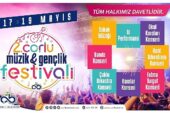 Çorlu Belediyesi tarafından bu yıl ikincisi düzenlenen 19 Mayıs Atatürk’ü Anma 2. Müzik ve Gençlik Festivali Başlıyor