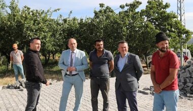 Geyve Belediye Başkanı Selçuk Yıldız, Geyve ilçesi İnciksuyu ve Gazi Süleyman Paşa Mahallelerinde yol yapım çalışmalarını yerinde inceledi