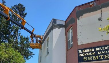 Göynük Mahallesi Semt Evi’nde onarım çalışmaları