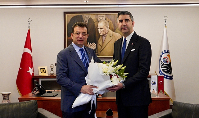 İBB Başkanı Ekrem İmamoğlu, Kartal Belediye Başkanı Gökhan Yüksel’e tebrik ziyaretinde bulundu