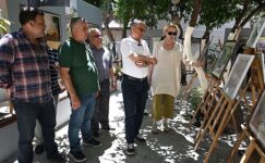 Kültür Evi'nde resim sergisi açıldı