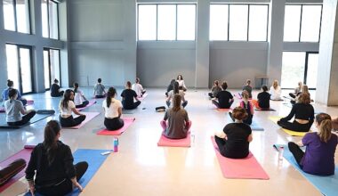 Pancar Deposu'nda yoga buluşmaları devam ediyor