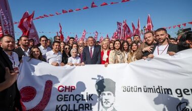 Samsun’da 19 Mayıs coşkusu  Başkan Tugay kortej yürüyüşü ve törene katıldı