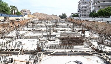 Yeşilyurt Pazaryeri çalışmaları hızla sürüyor