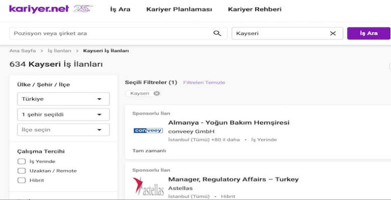 Kayseri’de Vasıfsız İş Fırsatları: Deneyimsizler için Kariyer Başlangıcı Kayseri’de Vasıfsız İş Fırsatları: Deneyimsizler için Kariyer Başlangıcı