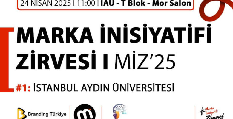 Marka İnisiyatifi Zirvesi 24 Nisan’da İstanbul Aydın Üniversitesi’nde!