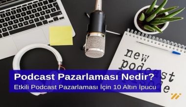 Podcast Pazarlaması Nedir Etkili Podcast Pazarlaması için 10 Altın İpucu