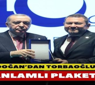 Erdoğan’dan İzmirli İş İnsanı Nazım Torbaoğlu’na Anlamlı Plaket