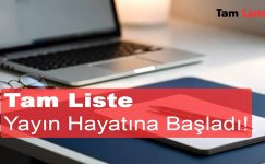 Tam Liste Yayın Hayatına Başladı!
