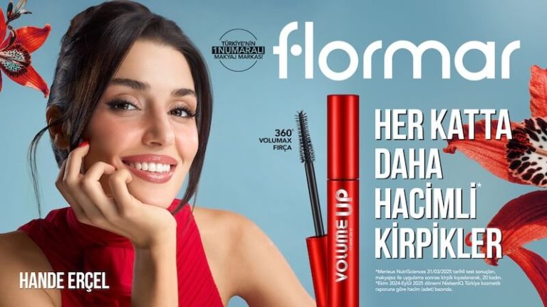Türkiye’nin 1 Numaralı Makyaj Markası Flormar’ın Yeni Global Marka Yüzü “Hande Erçel” ile ilk lansmanı: “Volume Up Mascara”