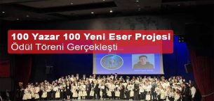 100 Yazar 100 Yeni Eser Projesi Ödül Töreni Gerçekleşti